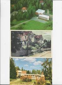Raamattuopisto, Kauniainen 3 eril - paikkakuntakortti postikortti