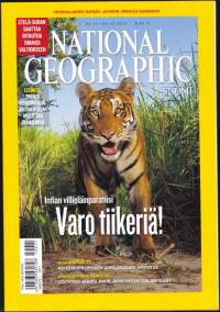 National Geographic Suomi 2010 N:o 11. Varo tiikeriä; Asteekkien salaisuus; Baikaljärven jään valtiaat. Katso muut aiheet/sisältö kuvasta.