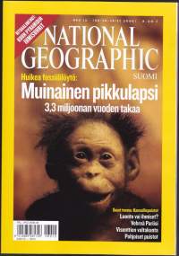 National Geographic Suomi 2006 N:o 12. Muinainen pikkulapsi; Vehreä Pariisi; Kuun pyramidin ihmisuhrit; Teemana kansallispuistot! Katso muut aiheet/sisältö kuvasta.