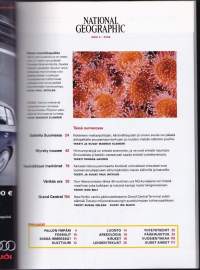 National Geographic Suomi 2006 N:o 9. Karhusafarilla Suomessa; NY Grand Central Terminal;Merivirtojen kukoistava elämä; Myrskyt. Katso muut aiheet/sisältö kuvasta.