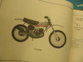 Honda CR 125 M2 Parts List varaosaluettelo