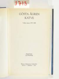 Katve - Valittu runous 1955-1985