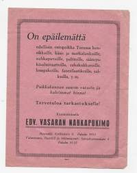 Edv Vasaran Nahkapukimo Turku / On epäilemättä edullisin ostospaikka Turussa ...