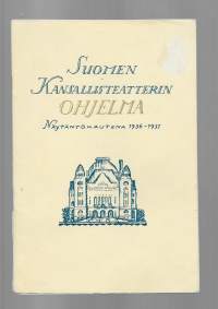 Suomen Kansallisteatteri ohjelma 1936-1937