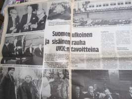 Uusi Suomi 28.10.1981 - UKK luopuu - Urho Kekkonen luopuu perisidenttiydestä erikoisartikkelit