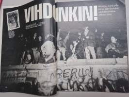 Suomen Kuvalehti 1989 nr 46, 17.11.1989, Berliinin muuri murtuu -reportaasi, Näin syntyi sinipuna(hallitus), Talvisota - 64 näköissivua talvisodan ajalta