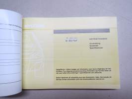 Hyundai i20 Instruktionsbok -käyttöohjekirja ruotsiksi