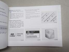 Hyundai i20 Instruktionsbok -käyttöohjekirja ruotsiksi
