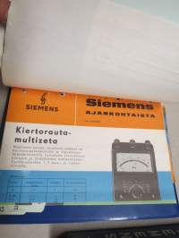 Siemens 1-2 tuotekansiot 1960-luvulta