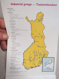 Rauma-Repola Oy - Sawn, Planed, Hewn and Round Woodgoods... -saha- ja metsäteollisuustuotteiden esittelykirja, sisältää tehtaanmerkit ja laivausmerkit