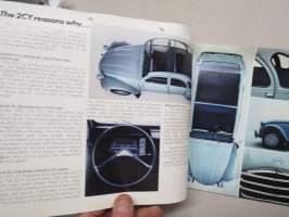 Citroën 2CV 1972 -myyntiesite / sales brochure