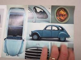 Citroën 2CV 1972 -myyntiesite / sales brochure