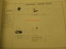 Honda CR250M1 CR250M2 Parts List varaosaluettelo