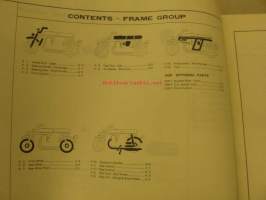 Honda CR250M1 CR250M2 Parts List varaosaluettelo