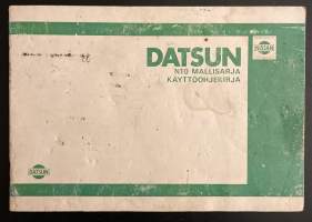 Datsun N10 mallisarja - Käyttöohjekirja