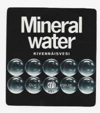 Mineral Water -   juomaetiketti