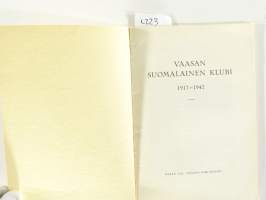 Vaasan Suomalainen Klubi 1917-1942