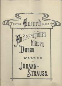 Johann Strauss An der schönen blauen Donau  - nuotit