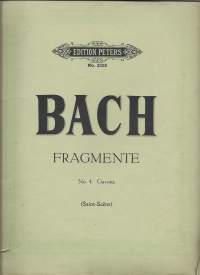 Bach Fragmente nr 4 Cavotte- nuotit