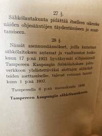 ASENNUSSÄÄDÖKSET Pienjännitelaitteita varten Tampereella