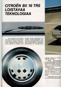 Myyntiesite Citroen BX, 11 / 85. Sivuja 24.