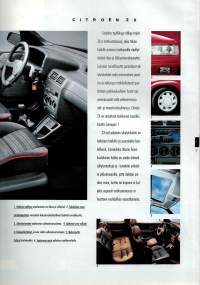 Myyntiesite Citroen ZX 10/ 1995. Sivuja 24.