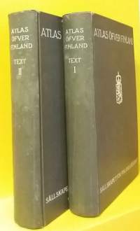 Atlas öfver Finland 1910 Text II - Befolkning och kultur  (Maantiede, geologia, paleontologia)