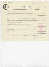 Yhteenveto Tupakkatuotteiden vaihteluista Mietoinen 1943
