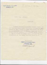 Marttilan Maanviljelijäin Kauppa Marttila 1939 - firmalomake