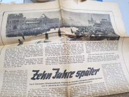 Friedenspost 1951 nr 48, 25.11.1951, saksalainen vasemmiston ja rauhanliikkeen äänenkannattaja, ilmestynyt Berliinissä