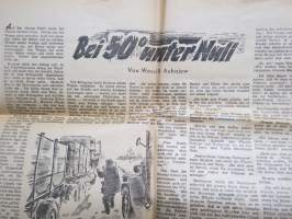 Friedenspost 1951 nr 48, 25.11.1951, saksalainen vasemmiston ja rauhanliikkeen äänenkannattaja, ilmestynyt Berliinissä