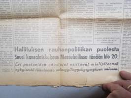 Vapaa Sana 1945 nr 270, 21.11.1945, kommunistilehti, Nürnbergin syytekirjelmä, Suomen sotarikolliset, Kansalaiskokokou, Jyryn uudelleensynty, ym.