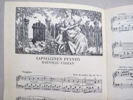 Lasten maailmasta - melodisia sävelkuvia pianolle - melodiska tonbilder för piano -nuottikirja