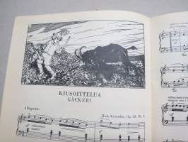 Lasten maailmasta - melodisia sävelkuvia pianolle - melodiska tonbilder för piano -nuottikirja