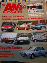 Automies 4/1988 Citroenin ja Suzukin henkilöautomallistossa, Toyota A-ryhmän ratavaltias, Toyota Carina