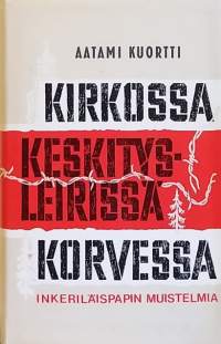 Kirkossa keskitysleirissä korvessa - Inkeriläispapin muistelmia. (Elämäkerrat, muistelmat, henkilöhistoria)