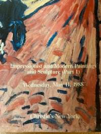 Christiés Impressionist and Modern Paintings and Sculpture (Part I) -huutokauppaluettelo