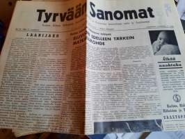 Tyrvään Sanomat no 97. 1966 (17.12.) Ellivuori edelleen tärkein matkailukohde, läänijako