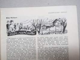 Säästäjän Joulu 1937 -joulunumero, kuvitusta mm. Martta Wendelin &amp; Rudolf Koivu, Mika Waltari - Vain nuori poika, Raul Roine, Anni Swan, Valentin, ym.