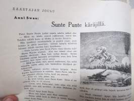 Säästäjän Joulu 1937 -joulunumero, kuvitusta mm. Martta Wendelin &amp; Rudolf Koivu, Mika Waltari - Vain nuori poika, Raul Roine, Anni Swan, Valentin, ym.