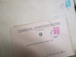 Tyrvään Kenkätehdas Oy - kansiollinen tehtaan lomakkeita &amp;  kirjekuoria