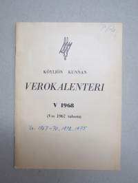 Köyliön kunnan verokalenteri 1968 v. 1967 tulosta