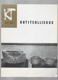 Kotiteollisuus  1962 nr 7 / lakanat, mehiläisvaha, verkkopitsi, pannumyssy, astiakaappi
