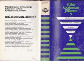 Mitä kuoleman jälkeen? Parapsykologia, mystiikka, kuolema, 1972. Telepatia, selvänäköisyys, ennaltatietäminen, vierailut tuntemattomasta.