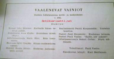 Vaalenevat vainiot   kesälehti  1941