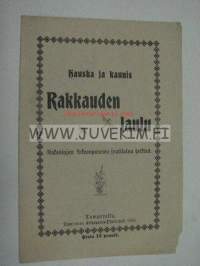 Hauska ja kaunis rakkauden laulu, Rakastajan kokoonpanema joutilaina hetkinä, Tampere 1900