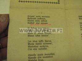 Hauska ja kaunis rakkauden laulu, Rakastajan kokoonpanema joutilaina hetkinä, Tampere 1900