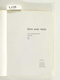 Sana avaa rajoja : Turun arkkihiippakunnan vuosikirja XVII 1966