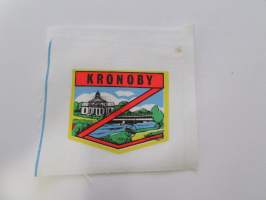 Kronoby -kangasmerkki, matkailumerkki, leikkaamaton