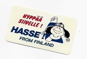 Hyppää Hassen siivelle  - tarra